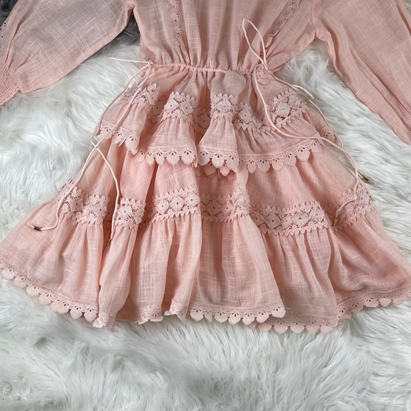 LAST ONE! L'ATISTE Cotton Candy Victorian Ruffled Lace Mini - Picture 12 of 16